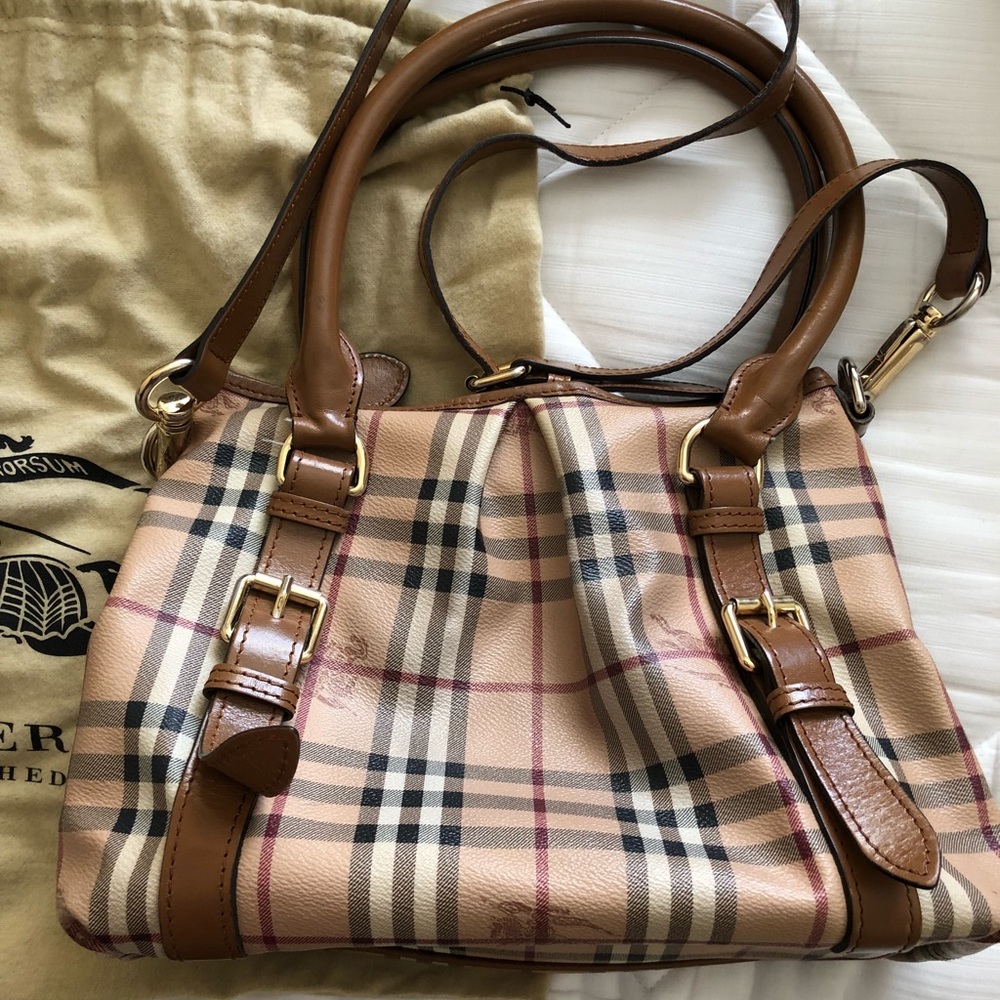 Burberry Haymarket Crossbody Bag